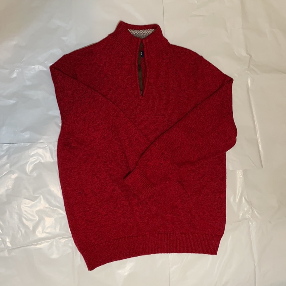 Chaps Quarter Zip Pullover Sweater Men’s Large